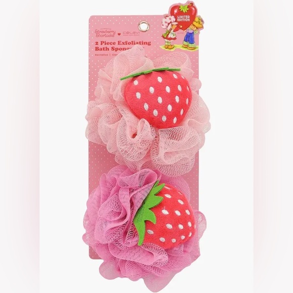 Strawberry Shortcake Exfoliating Bath Sponge Set 🍓🛁 NWT! - Picture 1 of 2